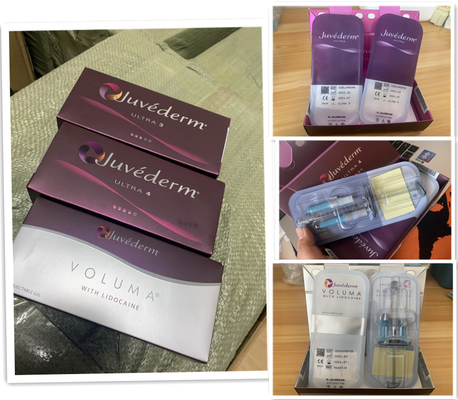 Juvederm font face au remplisseur cutané 2x1ml injectable d'acide hyaluronique de soin