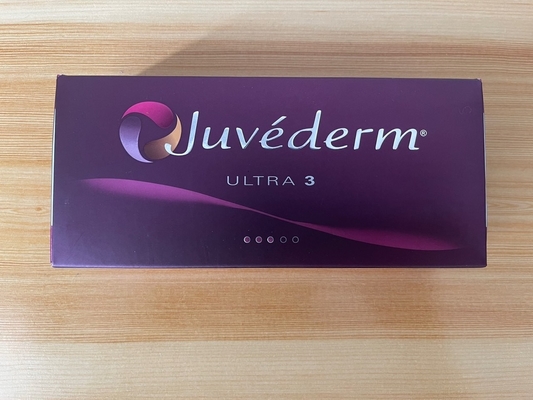 Juvederm ultra massage facial de l'acide hyaluronique 3 2x1ml raye les remplisseurs cutanés pour les lèvres sexy