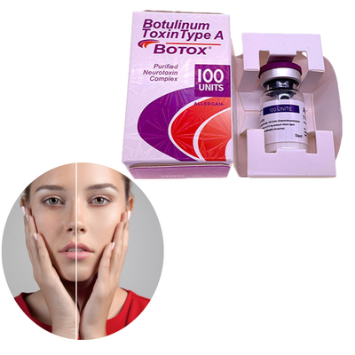 les cosmétiques d'Allergan de l'injection 100ui que  pour le visage saupoudrent anti-vieillissement enlèvent des rides