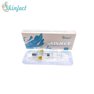 Remplisseur cutané d'injection d'acide hyaluronique de Skinject 2ml de produits de beauté avec la piscine découverte pour le visage