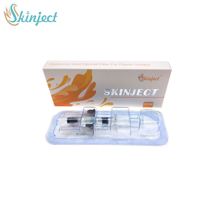Remplisseur cutané d'injection d'acide hyaluronique de Skinject 2ml de produits de beauté avec la piscine découverte pour le visage
