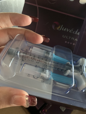 La croix d'Allergan Juvederm Ultra4 a lié le remplisseur cutané d'ha pour des pommettes