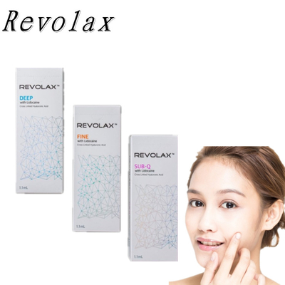 Injection cutanée de remplisseur liée par croix de la Corée 1.1ml Revolax pour les volumes faciaux