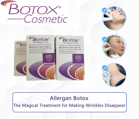 La grande pureté  Allergan botulinum pour la ride de front saupoudrent le type A de 100 unités