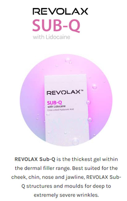 Revolax profond avec des remplisseurs de lèvre d'acide hyaluronique de piscine découverte pour le rajeunissement de peau
