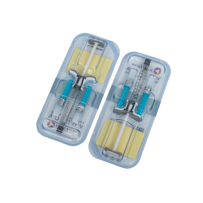Remplisseurs cutanés acides 2x1ml de Chin Contouring Juvederm Voluma Hyaluronic de pommette
