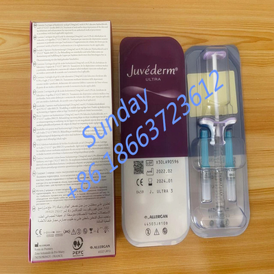 2 ans de durée de conservation de remplisseur cutané Juvederm ultra 4 d'acide hyaluronique