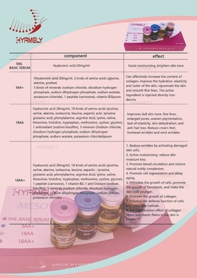 Pelez réparer la solution de Mesotherapy pour hydrater actif de visage