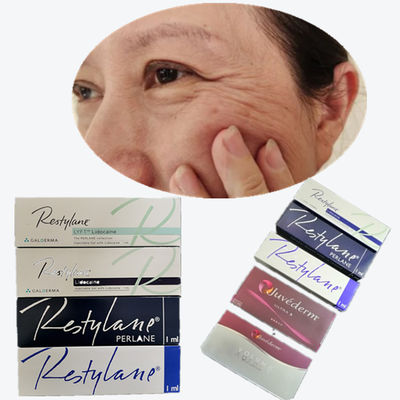 L'acide hyaluronique est un produit de remplissage du visage pour les rides nasales.