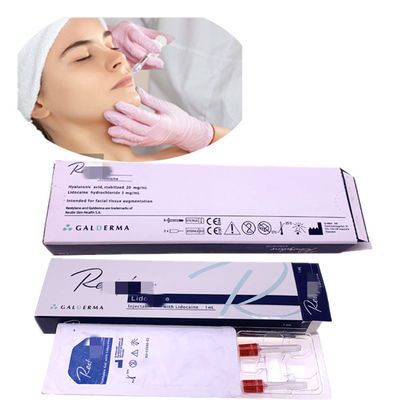 Remplisseur injectable d'acide hyaluronique Lido Traitement des rides pour le visage, le nez et les lèvres