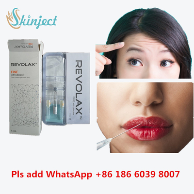 L'acide hyaluronique injectable, remplisseur cutané 1 ml, lignes cutanées chirurgie plastique