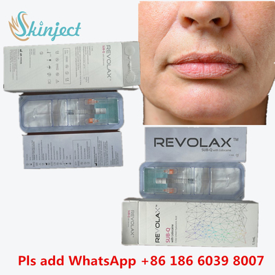 Gel de hyaluronate de sodium médical Acide hyaluronique Dermique Revolax Remplisseur profond 1 ml Pour l' injection dans les lèvres