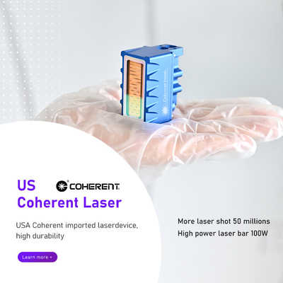 Machine d'épilation laser professionnelle avec technologie de refroidissement de la peau et interface multilingue