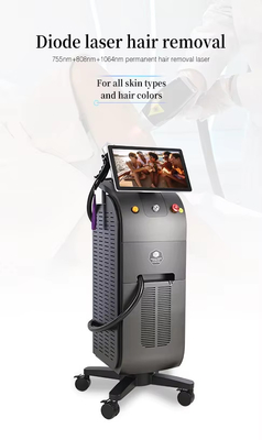 Machine d'épilation laser professionnelle pour le visage et le corps avec fonction de refroidissement de la peau