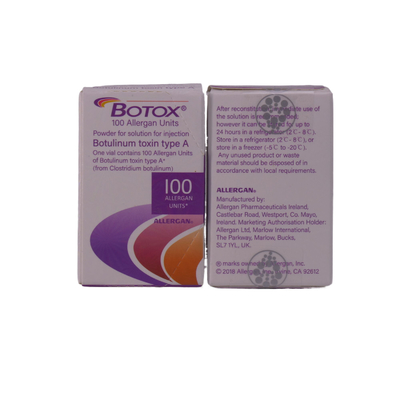 Anti-rides Toxine botulique Allergène Botulax Dy' sport 100 UI 150 UI Injections