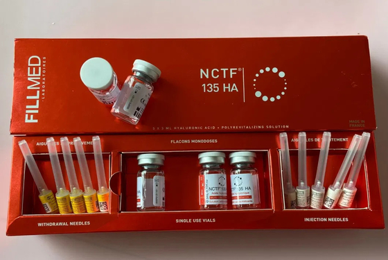 Rempli de Nctf 135ha Mesothérapie Booster Injectable pour la peau pour le renversement de l' âge Energizer Filorga Anti-Aging Enlever les rides