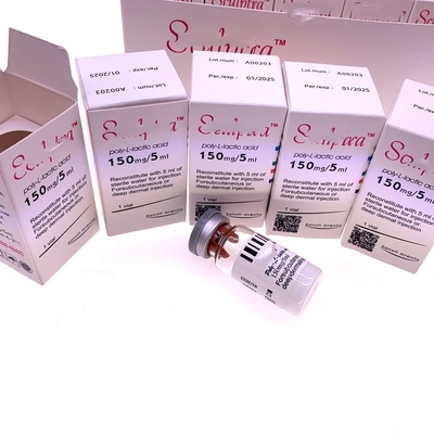 Régénération du collagène PLLA Acide poly-L-lactique Injection faciale 10 flacons 150 mg/5 ml