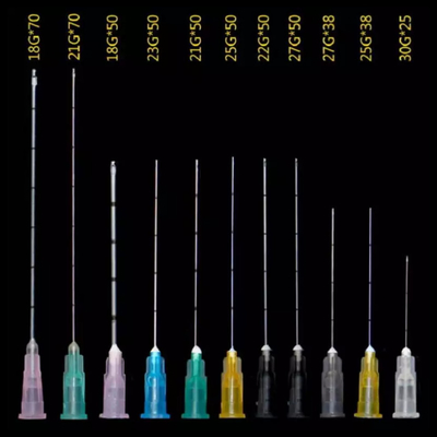 Coréenne beauté aiguille à pointe contondante jetable stérile flexible cannule contondante