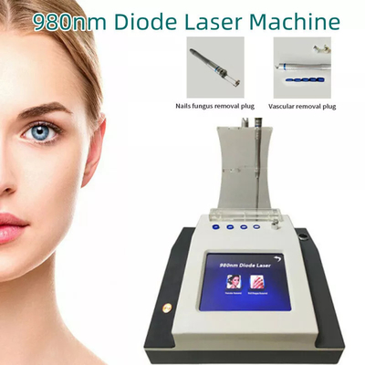 Machine de beauté du visage à diode laser portable 2 In1 980nm pour l' élimination des veines vasculaires du visage