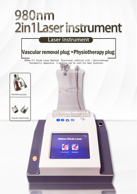 Régénération du visage Élimination des vaisseaux sanguins Laser à diode Machine de beauté du visage