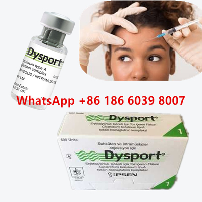 Toxine botulique: un dysport pour les rides et les rides entre les sourcils