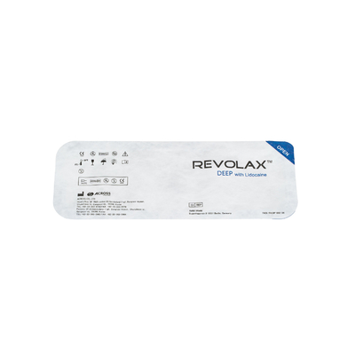 Revolax avec Lido Deep 1, 1 ml Seringue pour les rides profondes Augmentation des lèvres