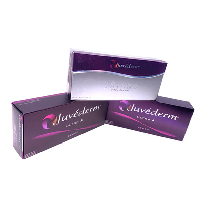 Juvaderm Dermal Filler Cross Linked Hyaluronic Acid Gel pour les lèvres du nez et la mâchoire