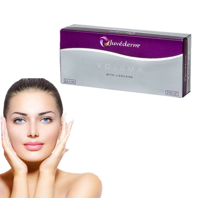 2 seringues*1 ml Remplisseur cutané facial Injection d'acide hyaluronique pour la mâchoire, le nez, les lèvres, les joues et le menton