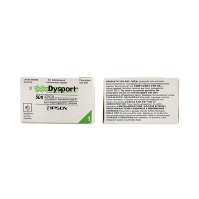 Dysport 100 unités de poudre de toxine botulique de type A pour les services de spa