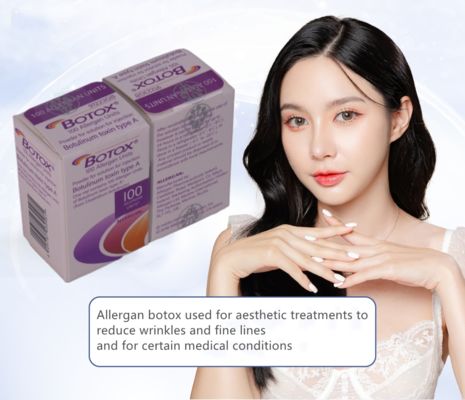 Allergan Botox 100 UI Injectable pour réduire les rides Les lignes du front Traitement de la toxine botulique pour les rides