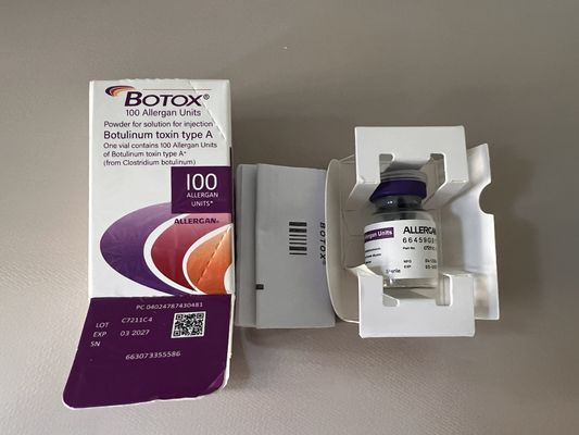 100u Safety Cosmetic Botulinum Toxin Allergan Botox for Face Care