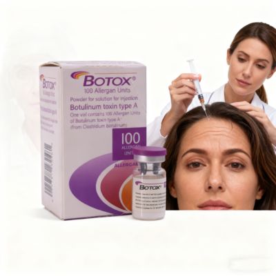 Botox Allergan 100 unités - Effaceur de rides faciales - Cible les ridules - Injections cosmétiques de Botox - Améliore la douceur du visage