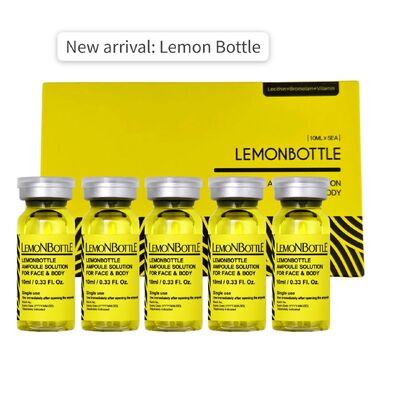 Solution Lipolytique Lemon Bottle Injection pour Brûler les Graisses