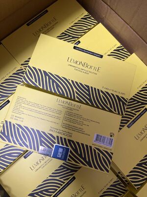 Bouteille de citron Lipolyse Solution de dissolution des graisses Injectable Perte de poids