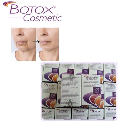 Toxine botulique Botox Traitement des allergies Botox de type A 100 UI Rides lisses pour le visage