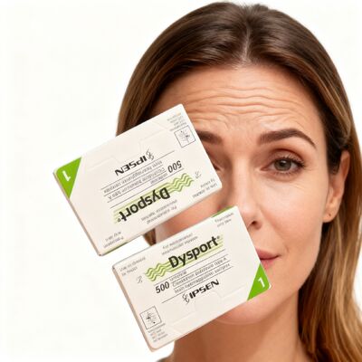 500U Dysport relaxant musculaire avancé pour la réduction naturelle des rides Injection de toxine botulique