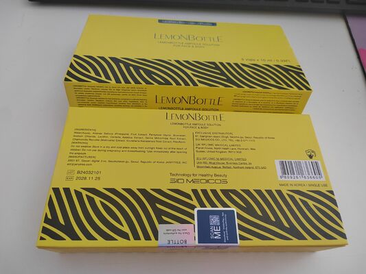 Solution liposolubles de la bouteille de citron naturel