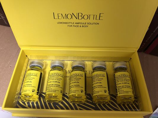 Dissolvant de graisse de bouteille de citron favorisant la perte de poids Solution lipolytique