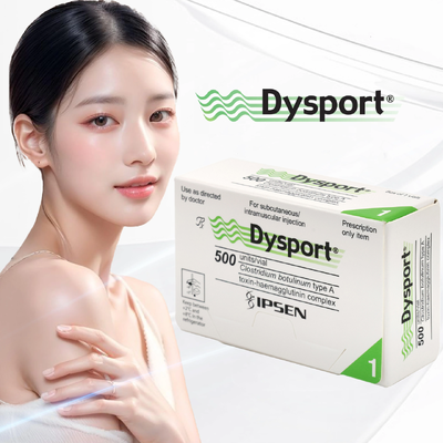 Injection de dysport de qualité médicale Traitement esthétique fiable pour contourner le visage et éliminer les rides Toxine botulique 500 Unité