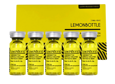 Solution lipolytique Bouteille de citron injections dissolvant les graisses