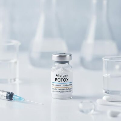 4 à 6 mois Durée Allergan Botox poudre blanche Traitement efficace des rides du visage et relaxation musculaire en médecine