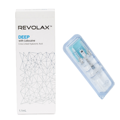 1.1ml Revolax Deep HA Filler Dermique pour Rides Faciales Profondes Ajoute du Volume aux Lèvres