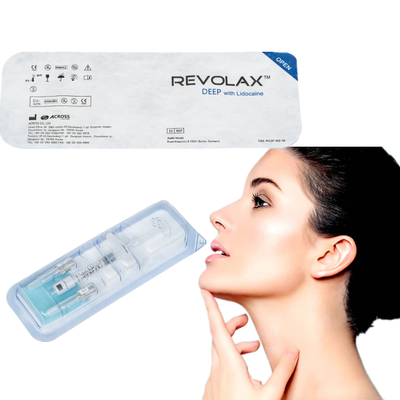 1.1ml Revolax Deep HA Filler Dermique pour Rides Faciales Profondes Ajoute du Volume aux Lèvres