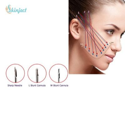Aiguille non chirurgicale du lifting 3D W de fil de DENT