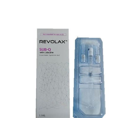 1.1 ml de remplissage de l' HA lié croisé à Revolax SubQ