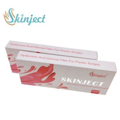 Remplisseur lié croisé injectable 1ml 2ml 5ml d'acide hyaluronique pour le nez Chin Cheek