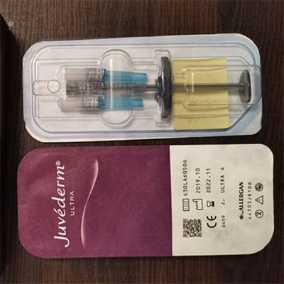 Injections 2x1ml de lèvre d'acide hyaluronique de Juvederm