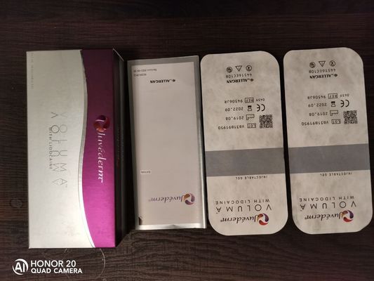 Remplisseur cutané d'acide hyaluronique de Juvederm Voluma pour la ride profonde
