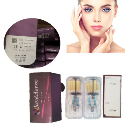 Lèvres russes Juvederm ultra 3 avec le remplisseur cutané lié par croix de lidocaïne