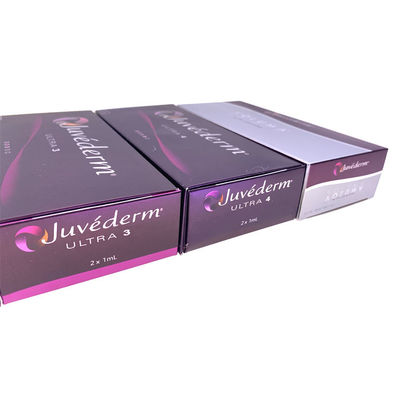 Lèvres russes Juvederm ultra 3 avec le remplisseur cutané lié par croix de lidocaïne